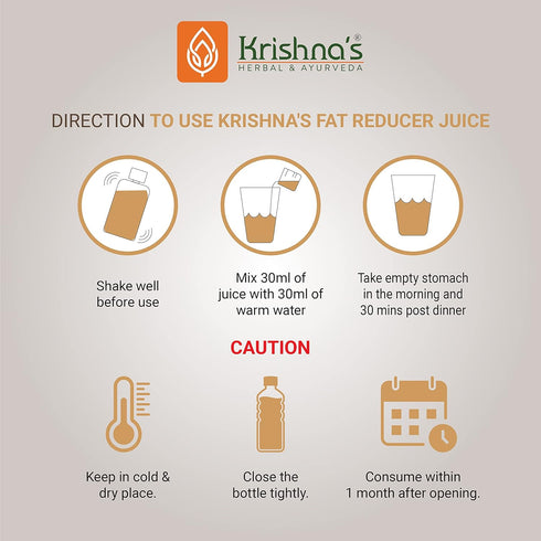 Krishna'S Herbal And Ayurveda Fat Reducer Tonic